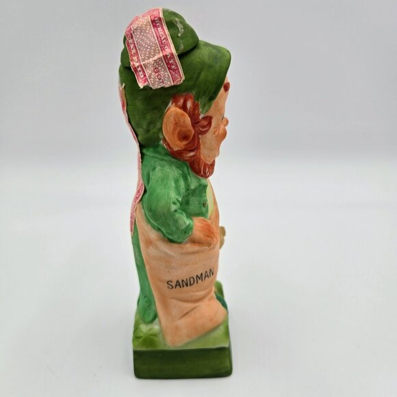 Mr. Lucky Leprechaun Hoffman Decanter Mr. Sandman 1975 Distilling Empty Read - Picture 9 of 13